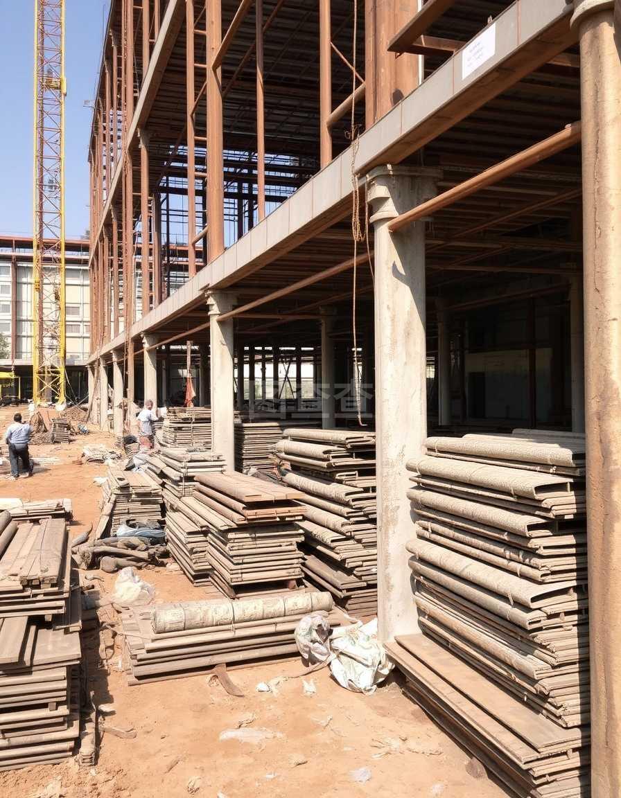 建筑工地鐵質(zhì)建筑材料與金屬材料的應(yīng)用與發(fā)展